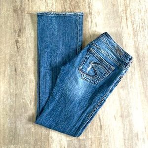 Silver Alex Flare Jeans